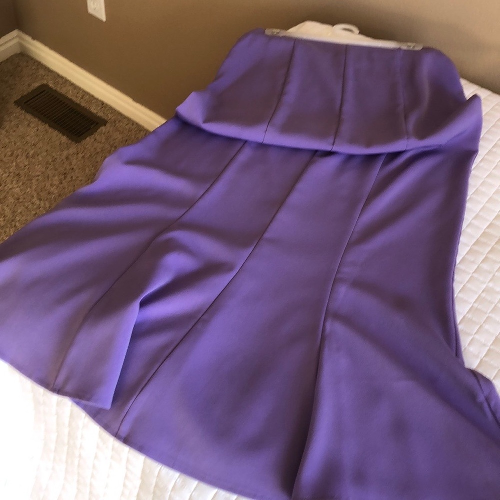 Purple skirt with Blazer